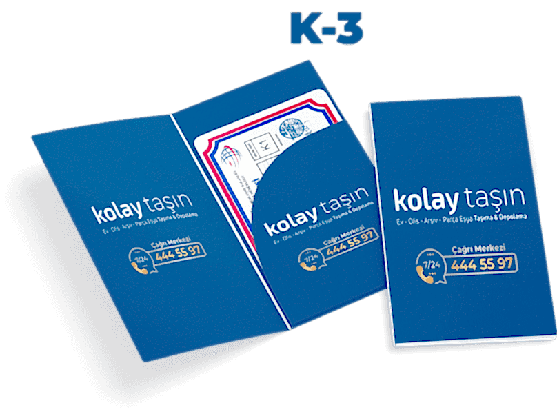 K 3 Taşıma belgesi Kolay Taşın